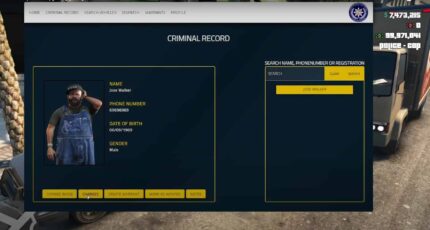 Police MDT System V11 [Mobile Data Terminal][VRP][ESX]